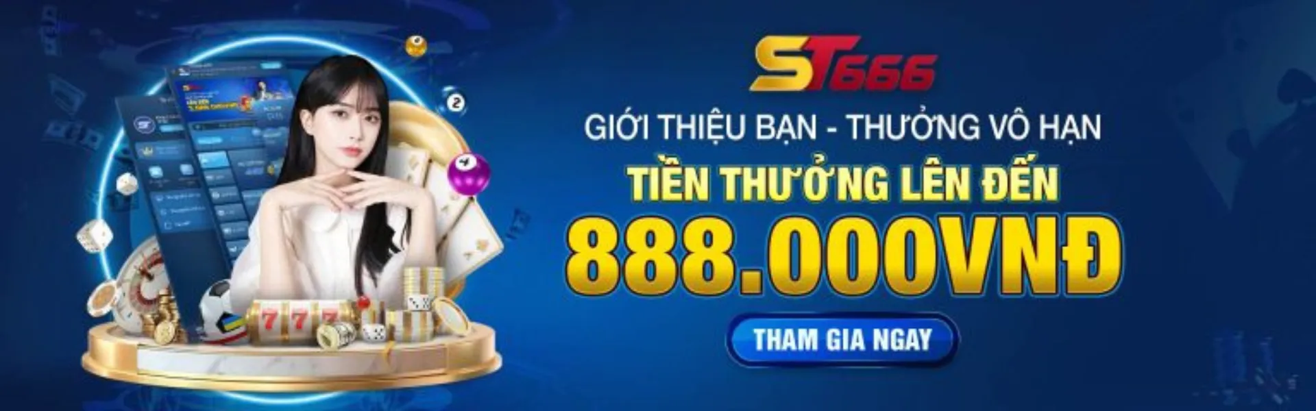 khuyến mãi ST666 giới thiệu bạn bè