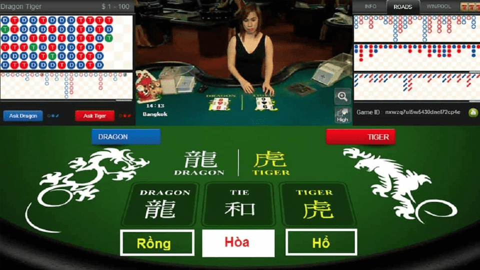 Game bài Rồng Hồ trực tuyến